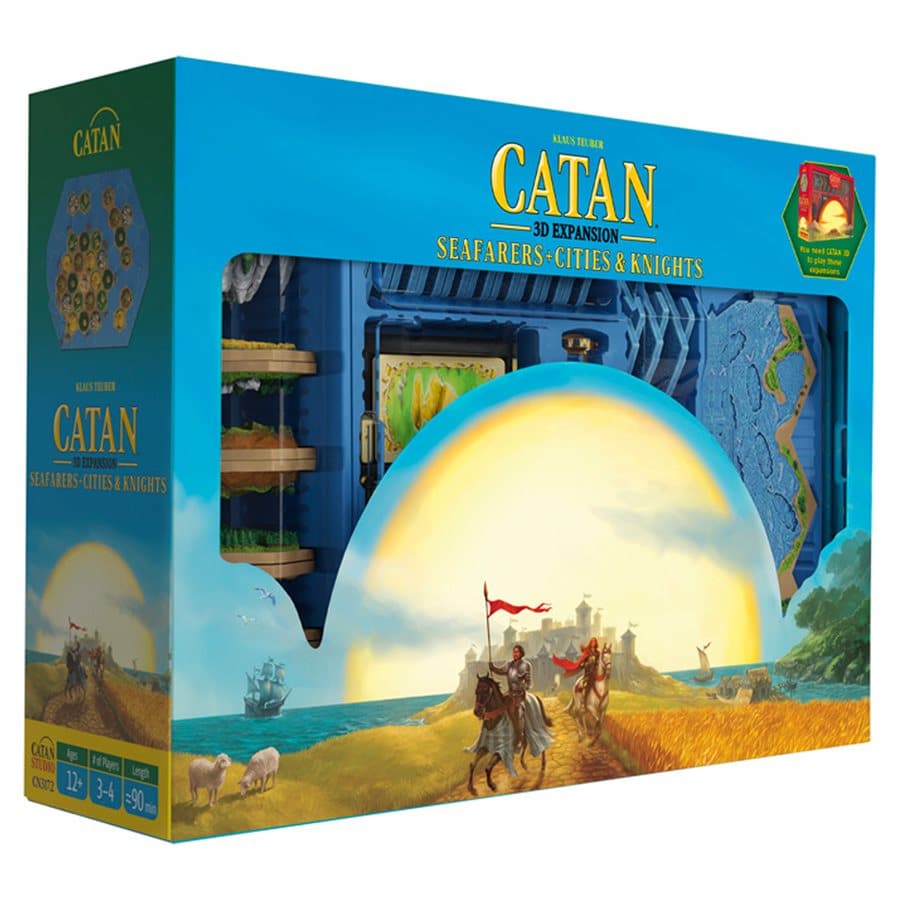 Catan: Seafarers and Cities & Knights Expansion 3D Edition image 0